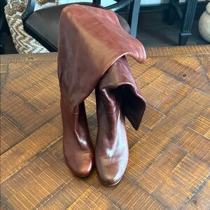 Stewart Weitzman Elegant Brown Leather Women's Boots